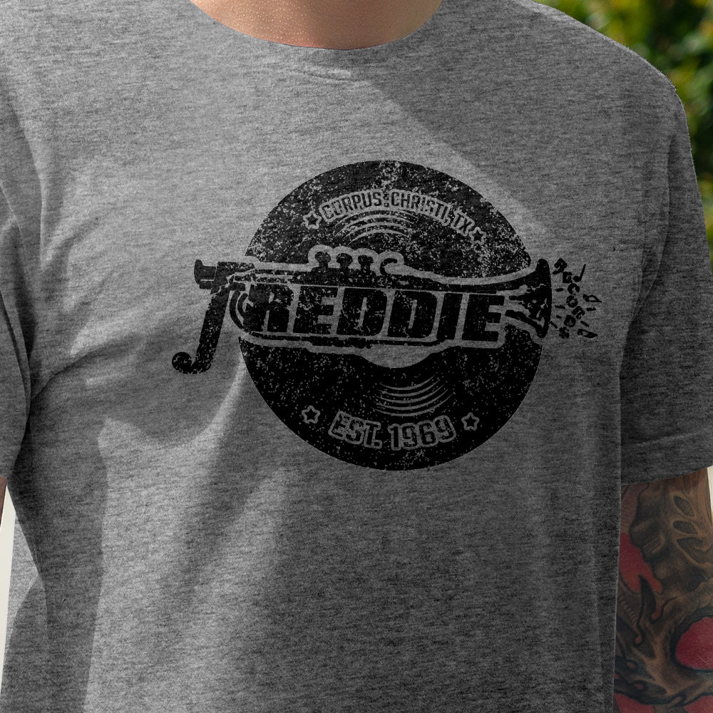 Freddie Records Est. 1969 T-Shirt- Heather Gray – freddierecords