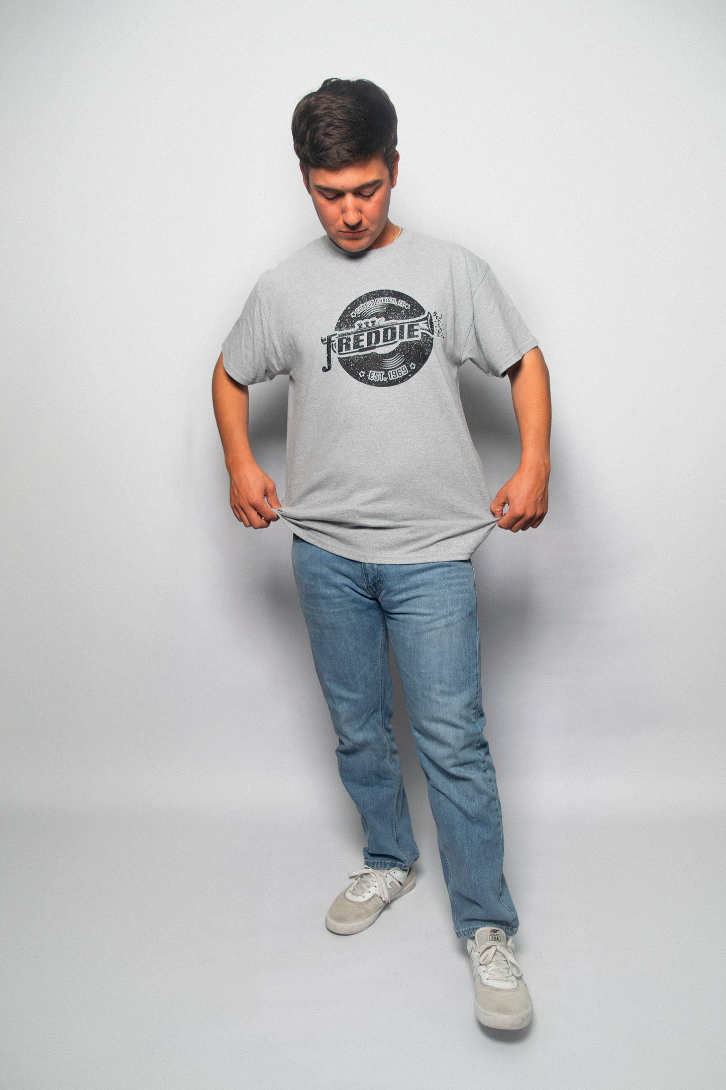 Freddie Records Est. 1969 T-Shirt- Heather Gray