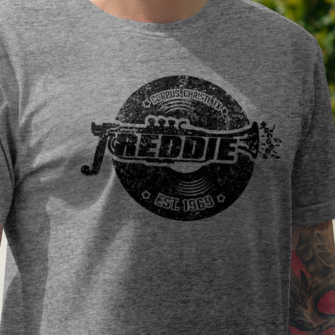 Freddie Records Est. 1969 T-Shirt- Heather Gray
